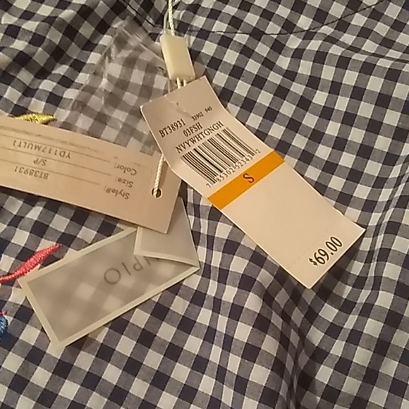 Cupio navy/white with floral top. NWT - Picture 6 of 8